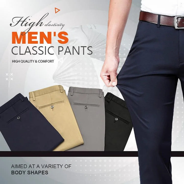 Ryder | Sleek Stretch Comfort Pants For Men