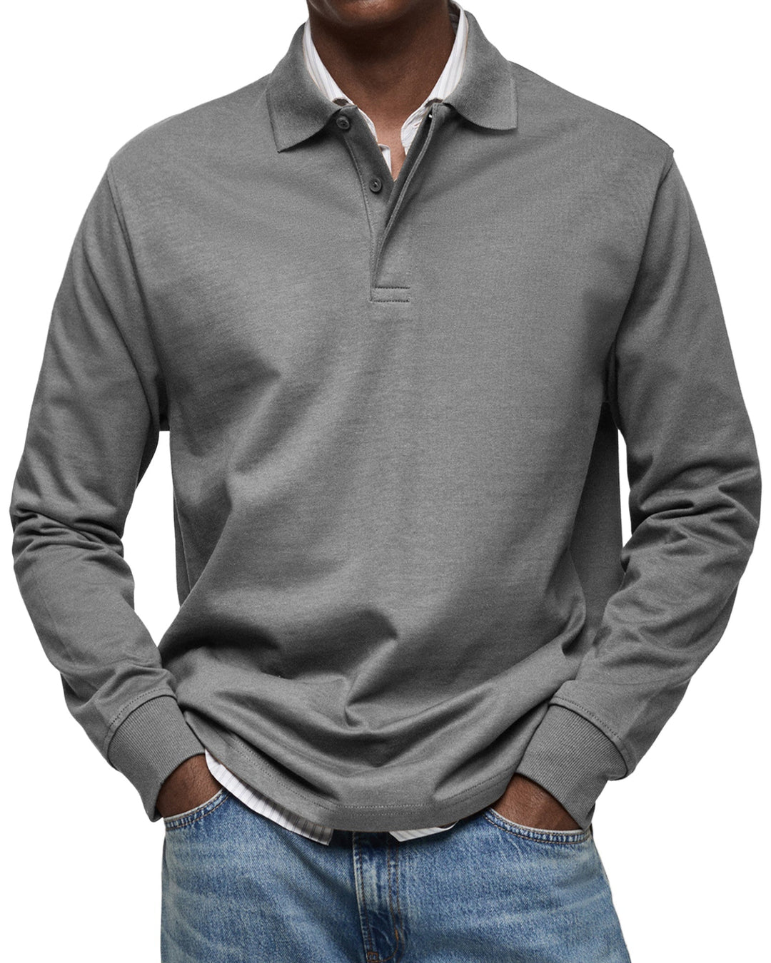 Kristina | Stylish Long Sleeve Polo Shirt With Classic Collar