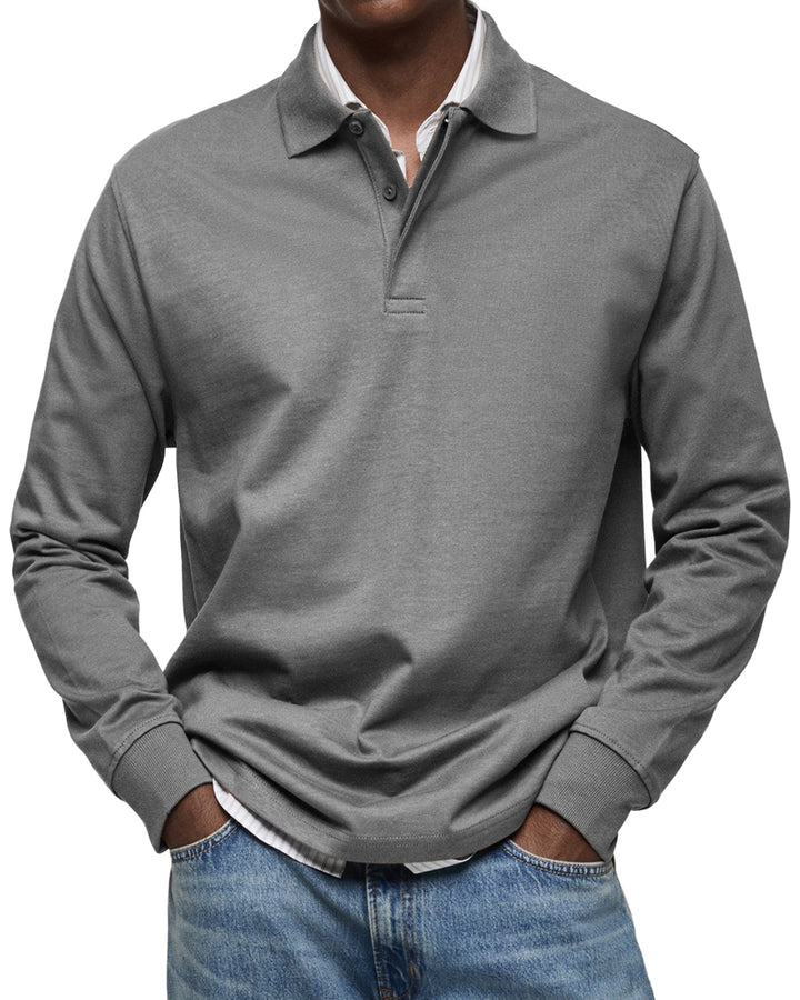 Kristina | Stylish Long Sleeve Polo Shirt With Classic Collar
