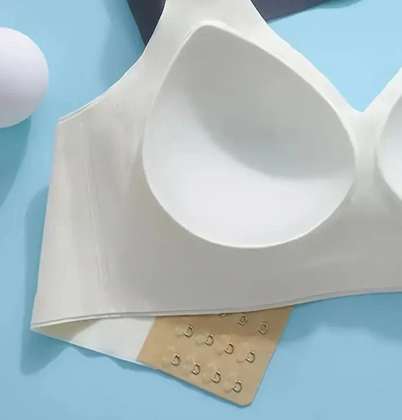 Madison | Stylish Wire-Free V-Neck Support Bra With Wide Band