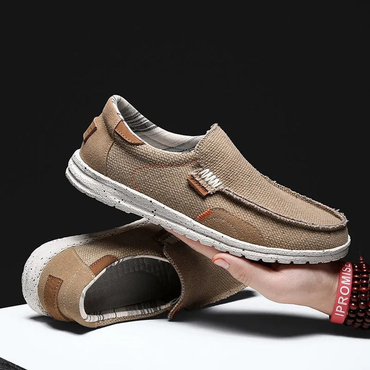 Dockstone | Stylish Canvas Slip-On Loafers For Men