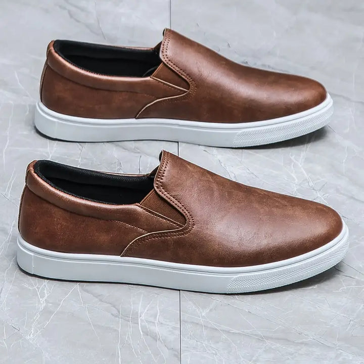 Harlow | Stylish Slip-On Vegan Leather Loafers For Men
