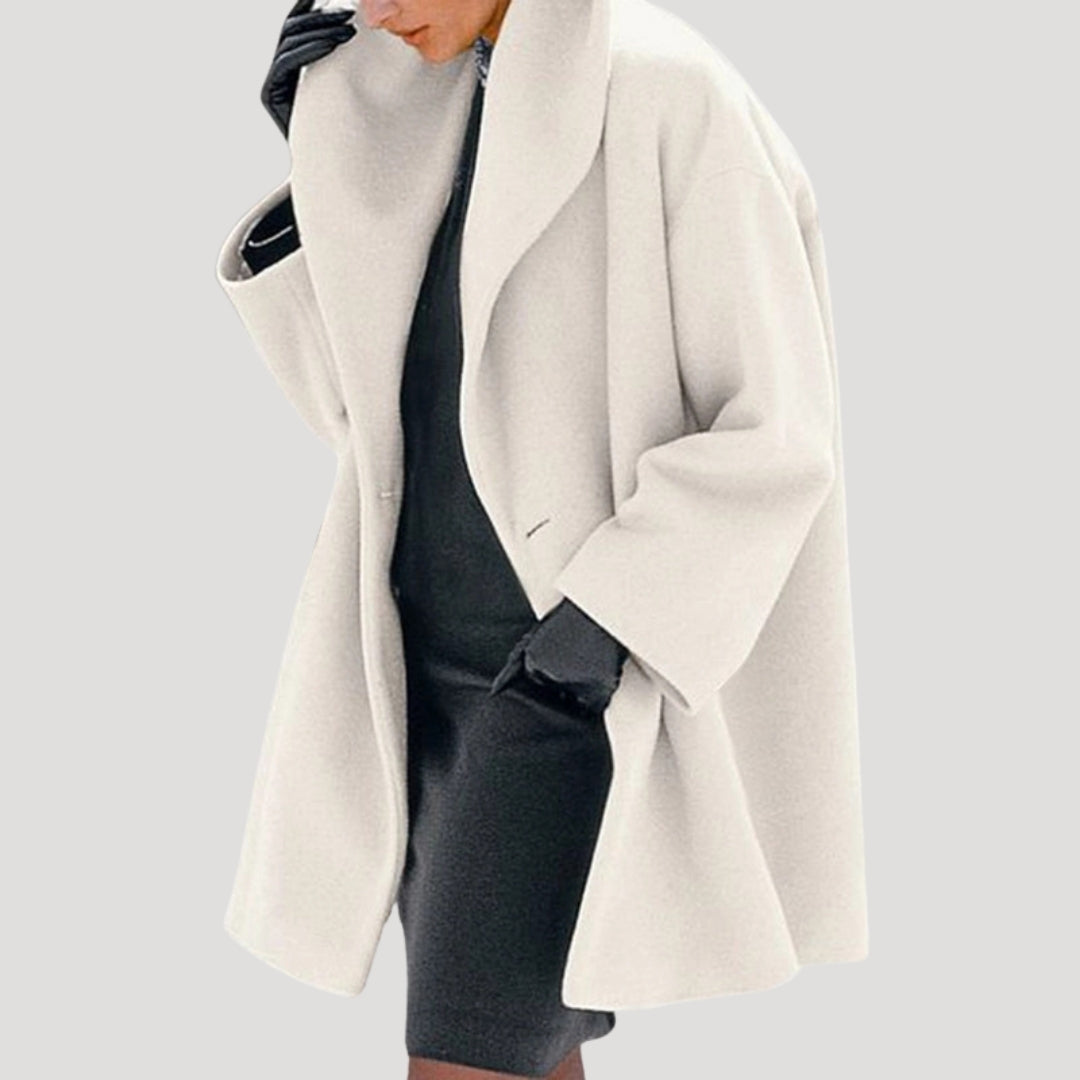 Margot | Elegant Oversized Wrap Winter Coat With Open Front
