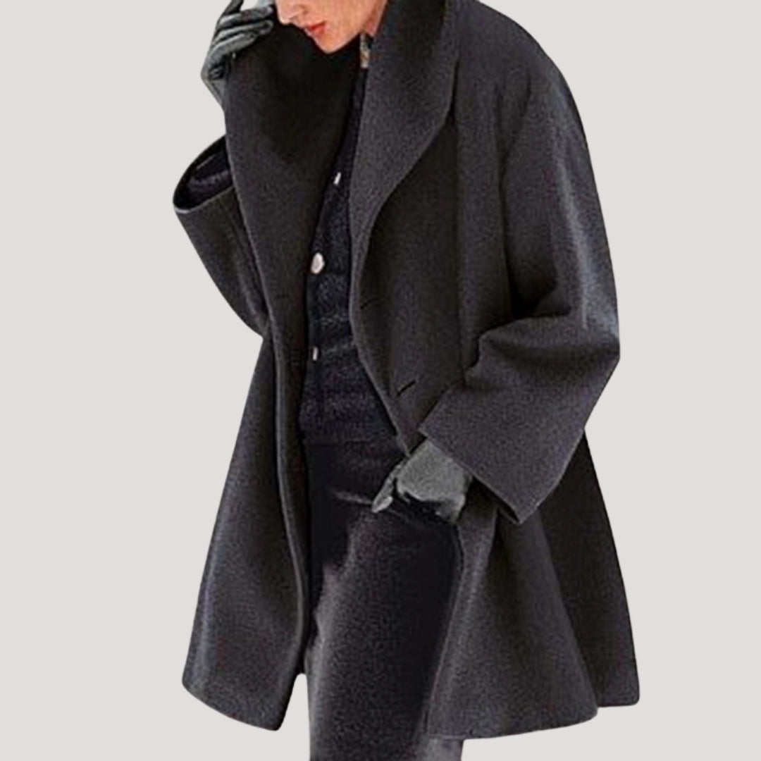Margot | Elegant Oversized Wrap Winter Coat With Open Front