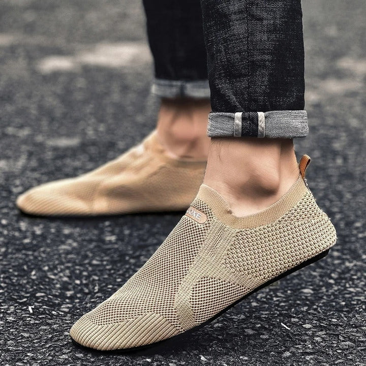 Paige | Stylish Knit Barefoot Slip-On Sneakers With Breathable Mesh