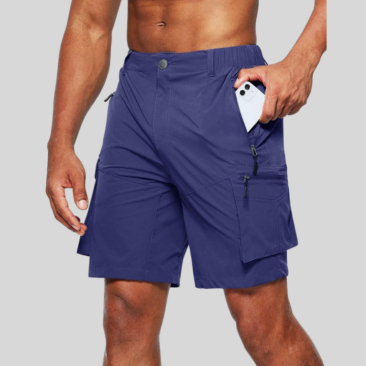 Beckmont | Stylish Men's Cargo Shorts With Utility Zip Pockets