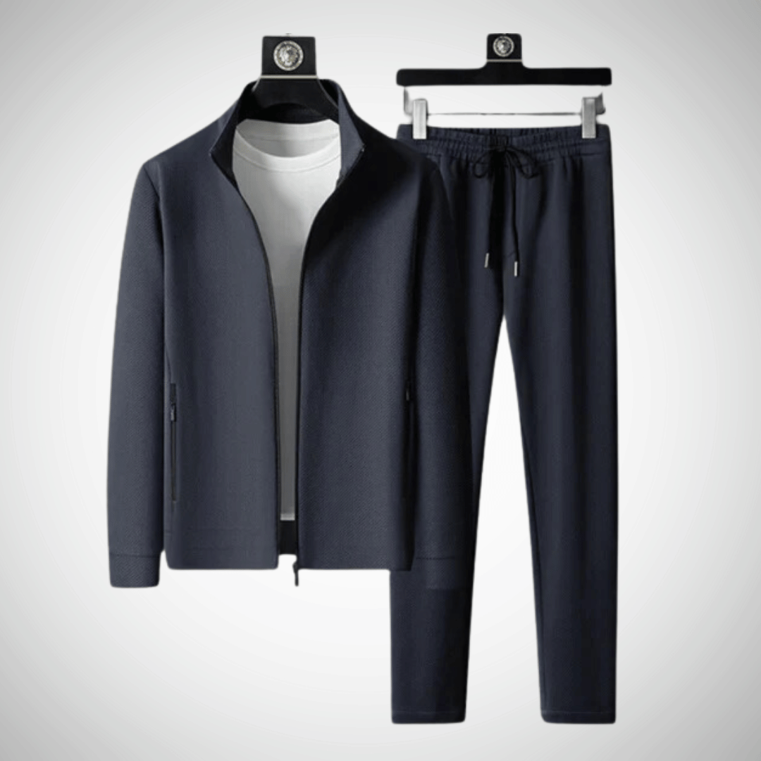 Margot | Stylish Zip Up Tracksuit Set With Elastic Waist