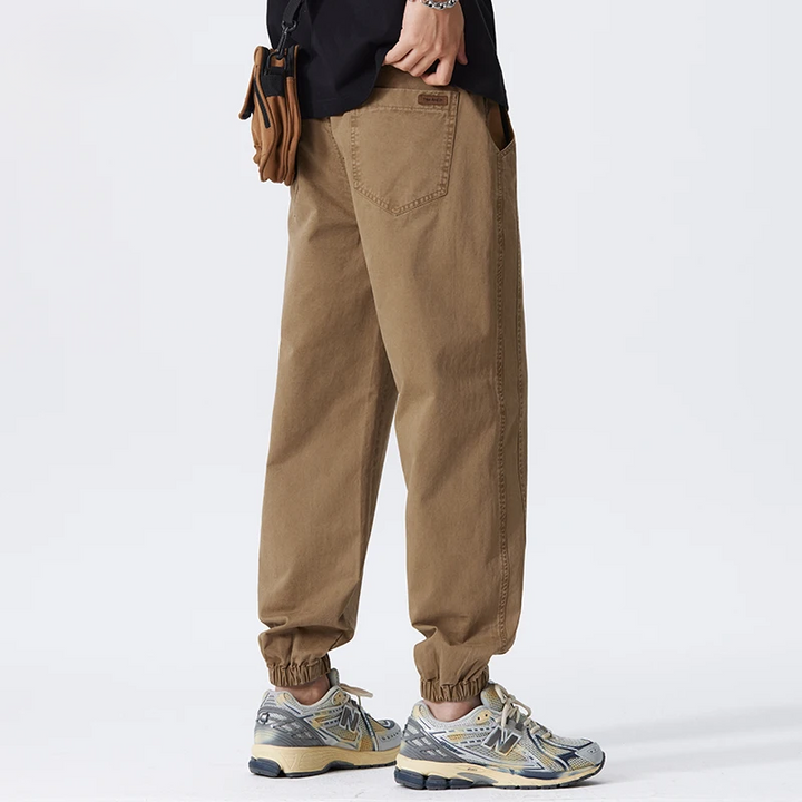 Margot | Stylish Relaxed Fit Cotton Joggers With Elastic Cuffs