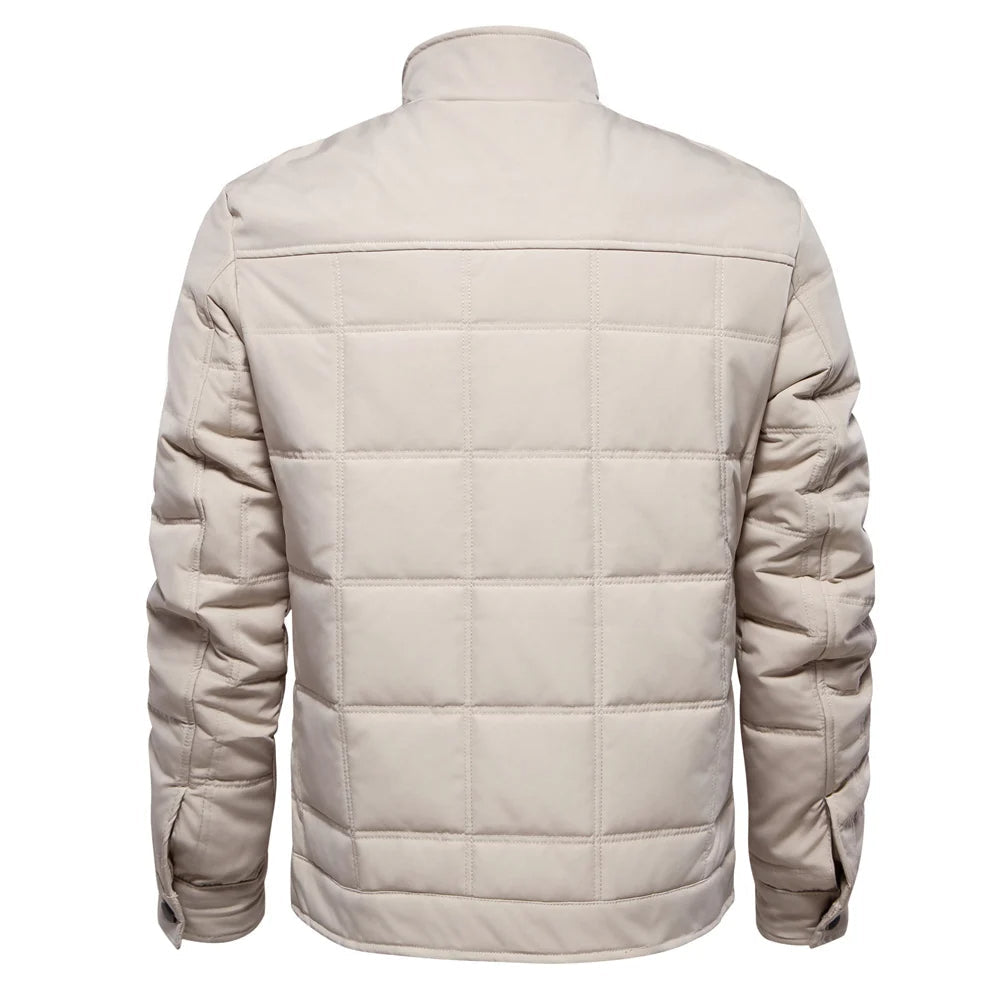 Marcus | Stylish Men's Quilted Stand Collar Winter Jacket