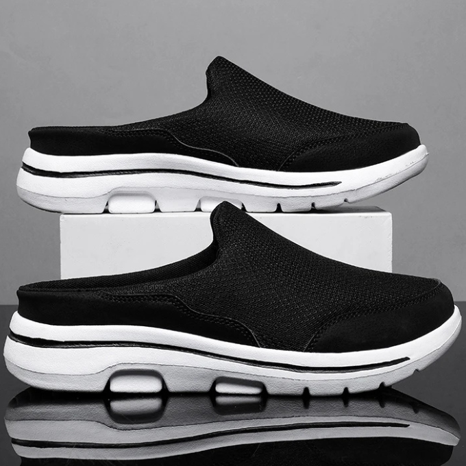 Elyse | Sleek Slip-On Mesh Sneaker Slides For Men