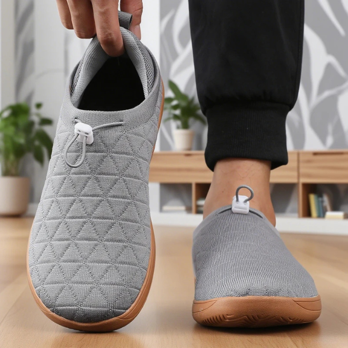 Eloise | Sleek Quilted Mesh Slip-On Sneakers