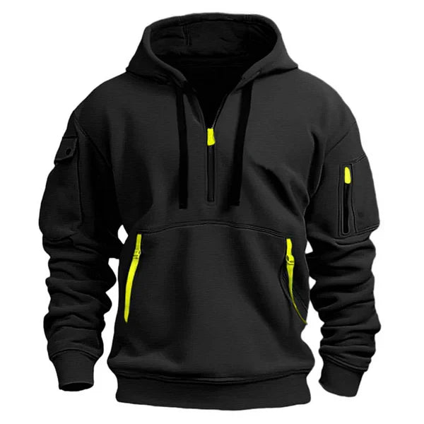 Juliet | Tactical Half-Zip Hoodie With Utility Pockets