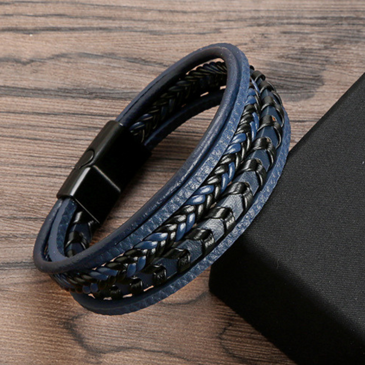Ragnar | Stylish Multi-Strand Braided Leather Bracelet