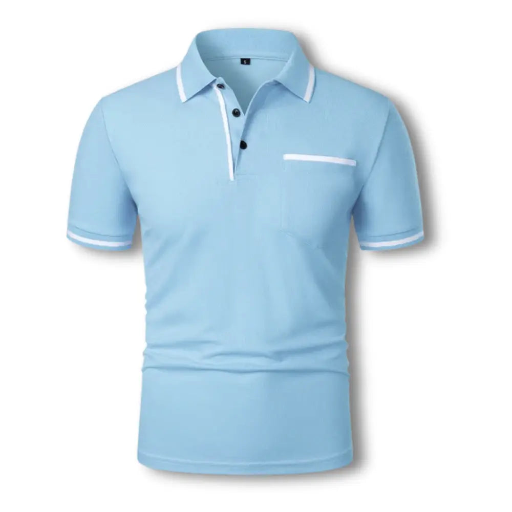 Endymion | Sleek Contrast Trim Polo Shirt for Men