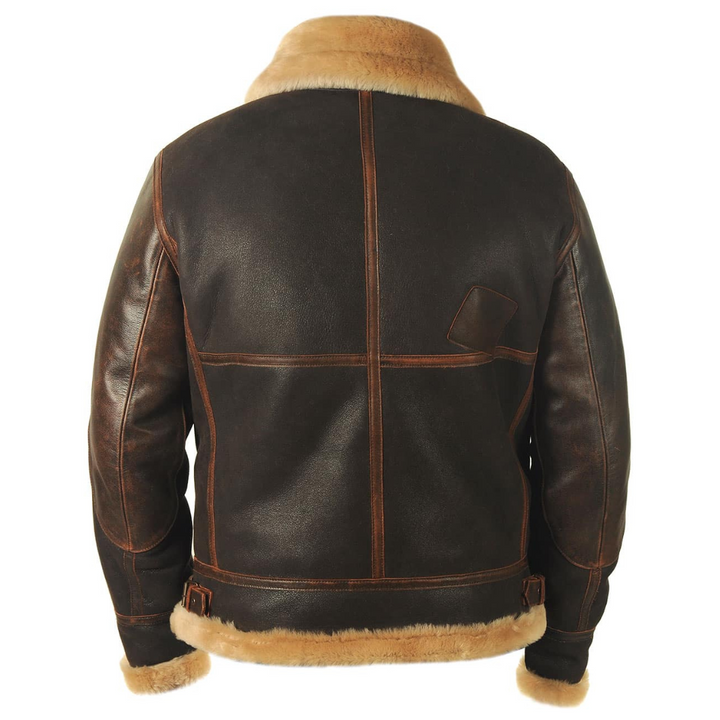 Travis | Leather Aviator Jacket Style