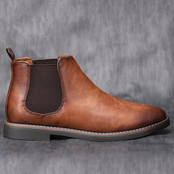 Zoe | Elegant Leather Chelsea Boots For Men