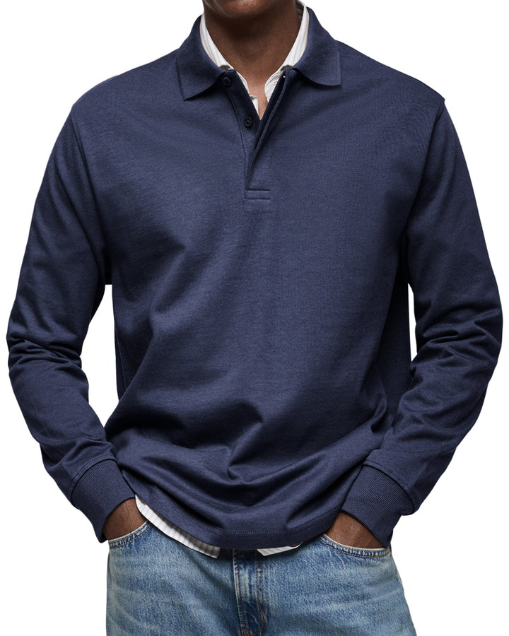 Kristina | Stylish Long Sleeve Polo Shirt With Classic Collar