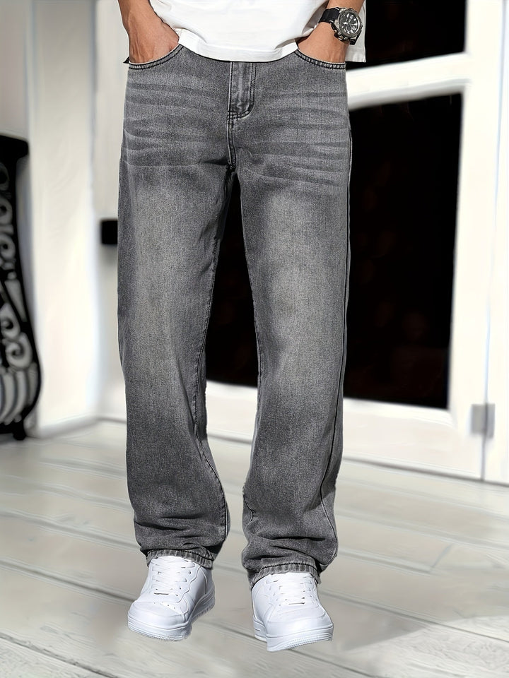 Thijs | Classic Straight Leg Denim Jeans Men - Relaxed Fit