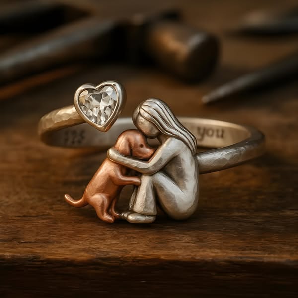 Hannah | Elegant Dog Lover Silver Pendant Necklace