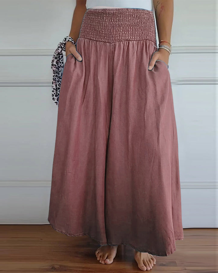 Paloma | Elegant High Waisted Wide Leg Palazzo Pants