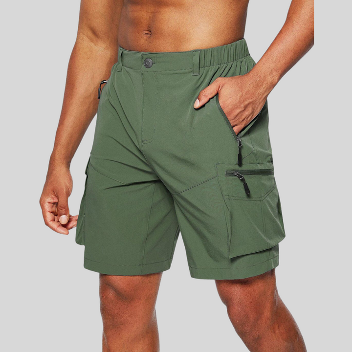 Beckmont | Stylish Men's Cargo Shorts With Utility Zip Pockets