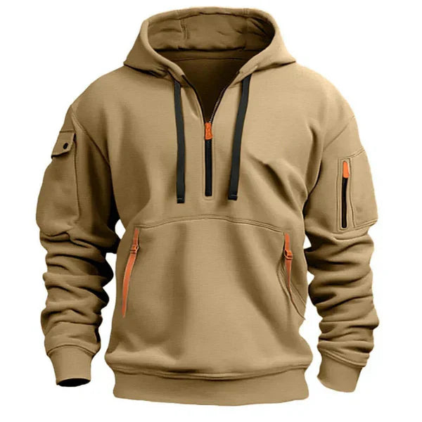 Juliet | Tactical Half-Zip Hoodie With Utility Pockets