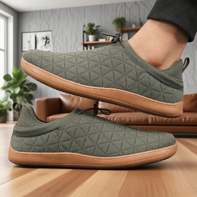 Eloise | Sleek Quilted Mesh Slip-On Sneakers