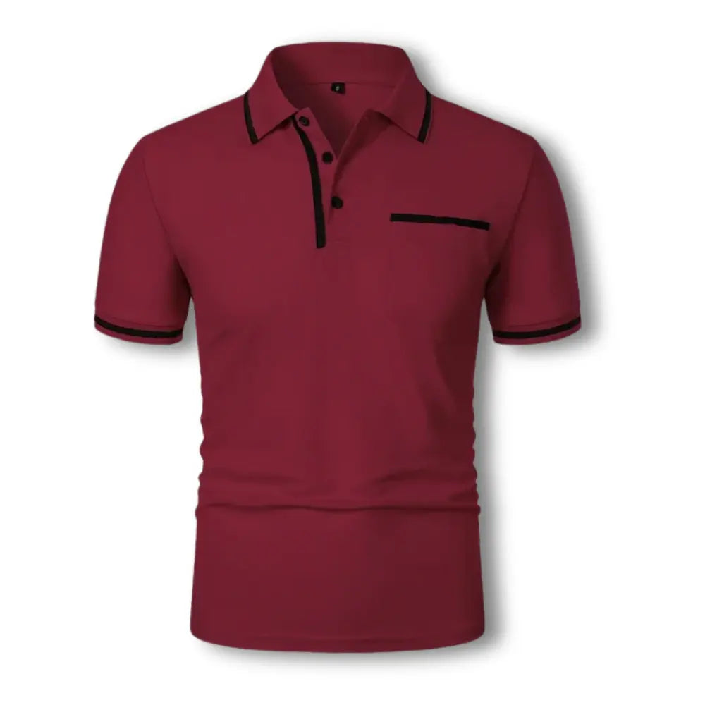 Endymion | Sleek Contrast Trim Polo Shirt for Men