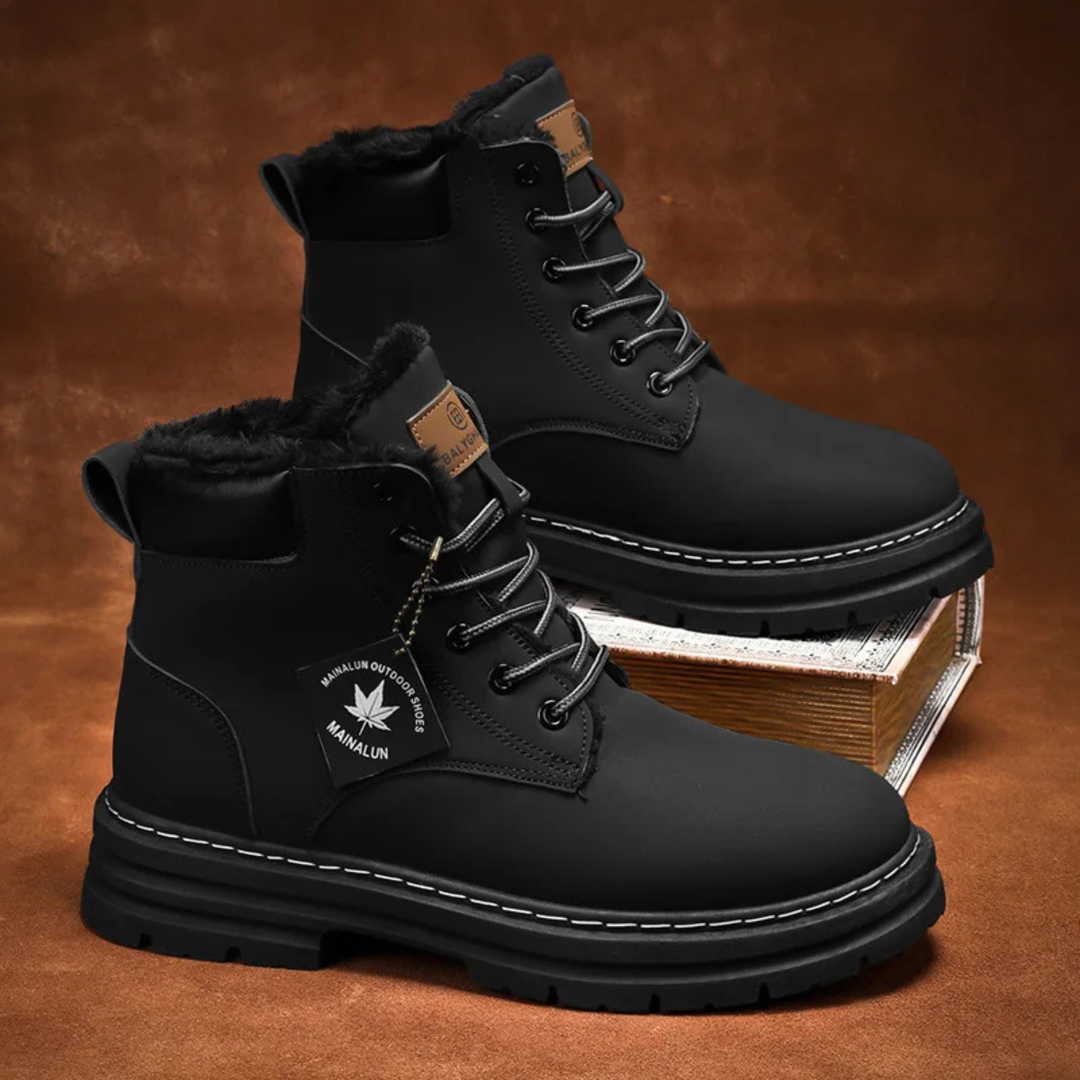 Margot | Stylish Wheat Lace-Up Work Boots Men