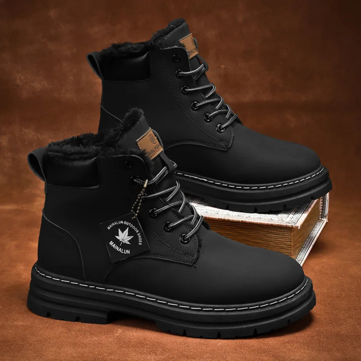 Margot | Stylish Wheat Lace-Up Work Boots Men