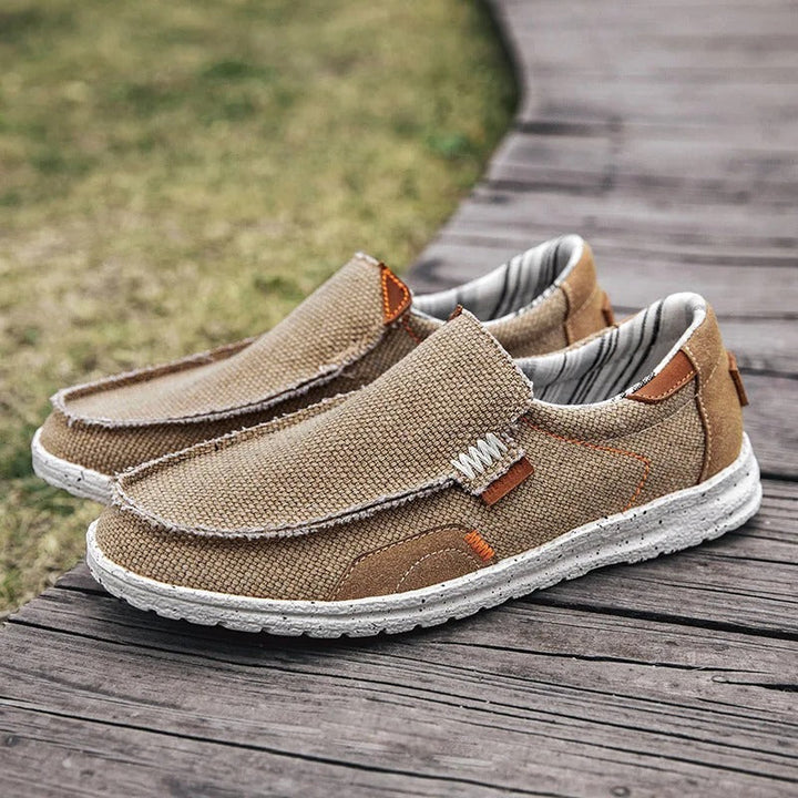 Dockstone | Stylish Canvas Slip-On Loafers For Men