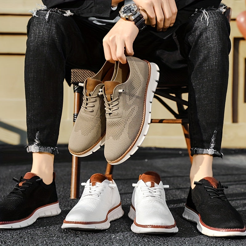 Elara | Stylish Knit Urban Comfort Sneakers For Men