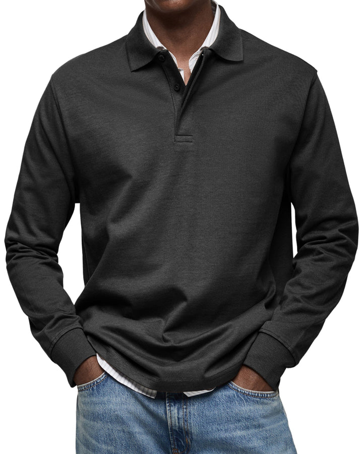 Kristina | Stylish Long Sleeve Polo Shirt With Classic Collar