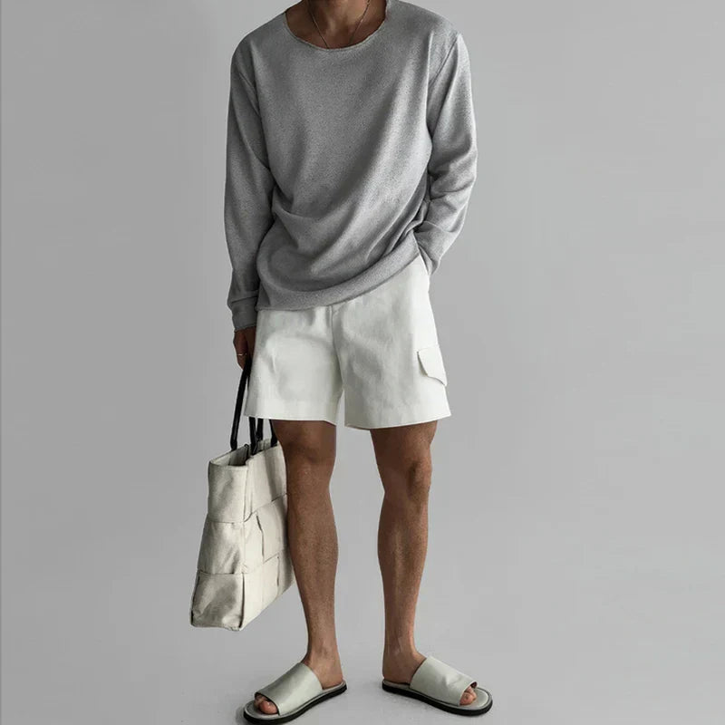 Elyse | Effortless Long Sleeve Knit Pullover With Round Neckline
