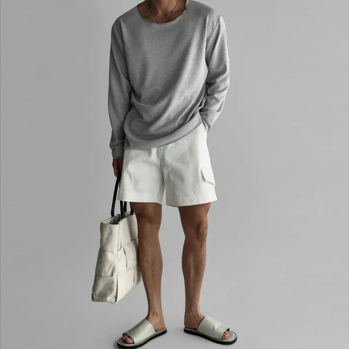 Elyse | Effortless Long Sleeve Knit Pullover With Round Neckline