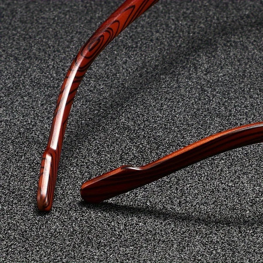 Dalston | Stylish Square Frame Blue Lens Sunglasses With Gold Accents