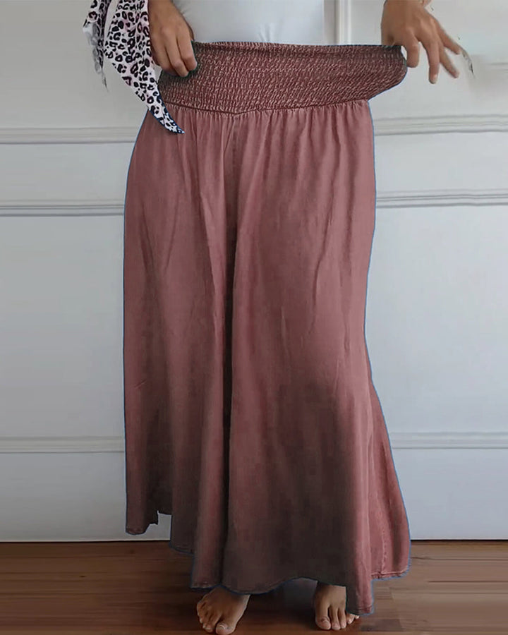 Paloma | Elegant High Waisted Wide Leg Palazzo Pants
