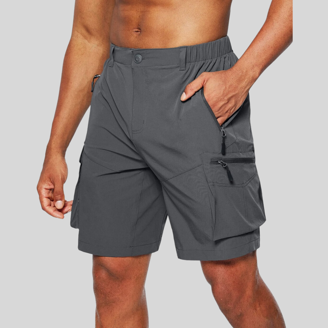 Beckmont | Stylish Men's Cargo Shorts With Utility Zip Pockets