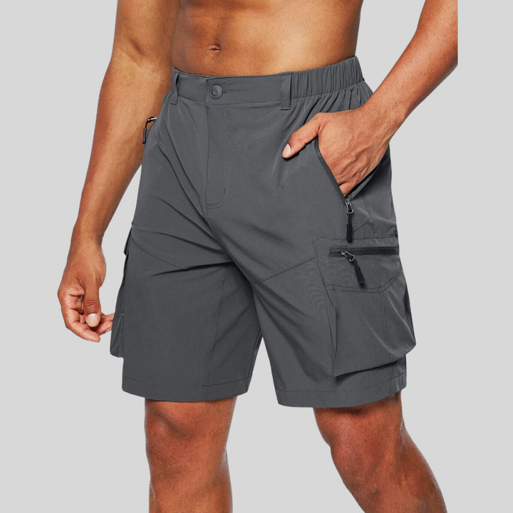 Beckmont | Stylish Men's Cargo Shorts With Utility Zip Pockets