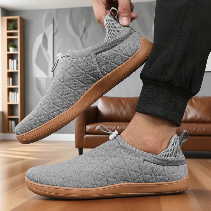 Eloise | Sleek Quilted Mesh Slip-On Sneakers