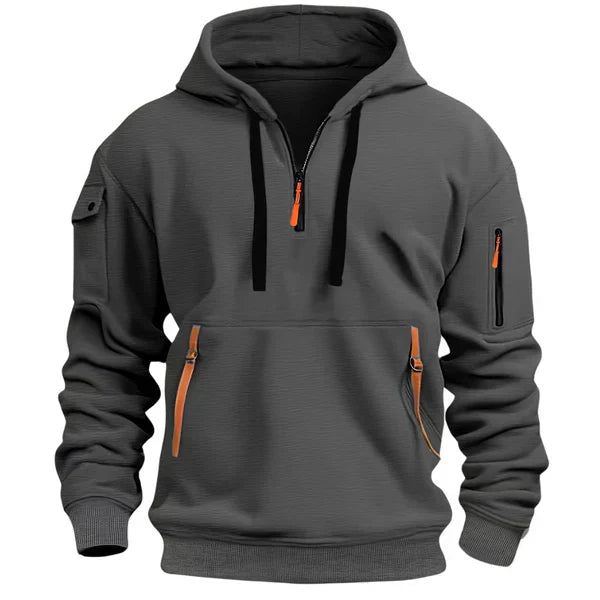Juliet | Tactical Half-Zip Hoodie With Utility Pockets