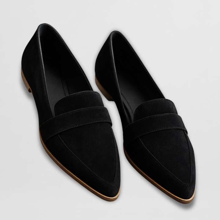 Vivienne | Chic Leopard Print Pointed Toe Loafers
