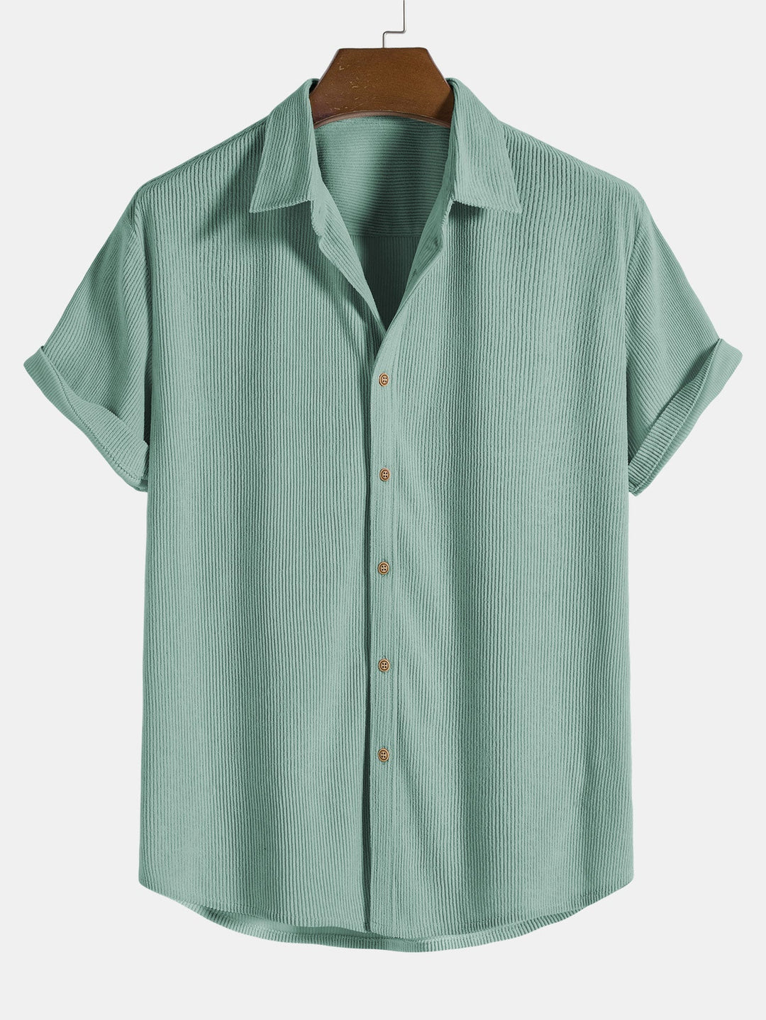 Bali | Elegant Striped Linen Two Piece Set Men Short Sleeve
