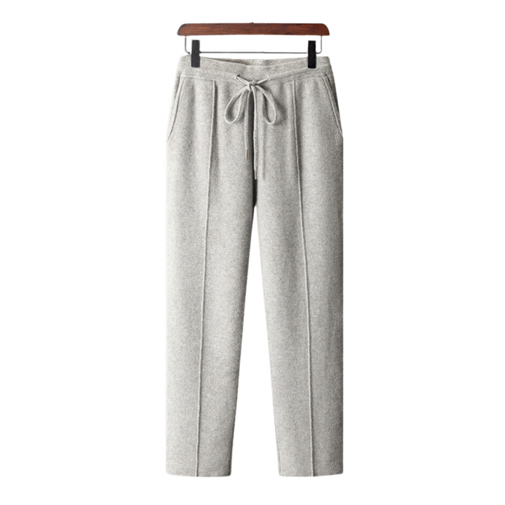 Cordelia | Elegant Cashmere Drawstring Trousers Women