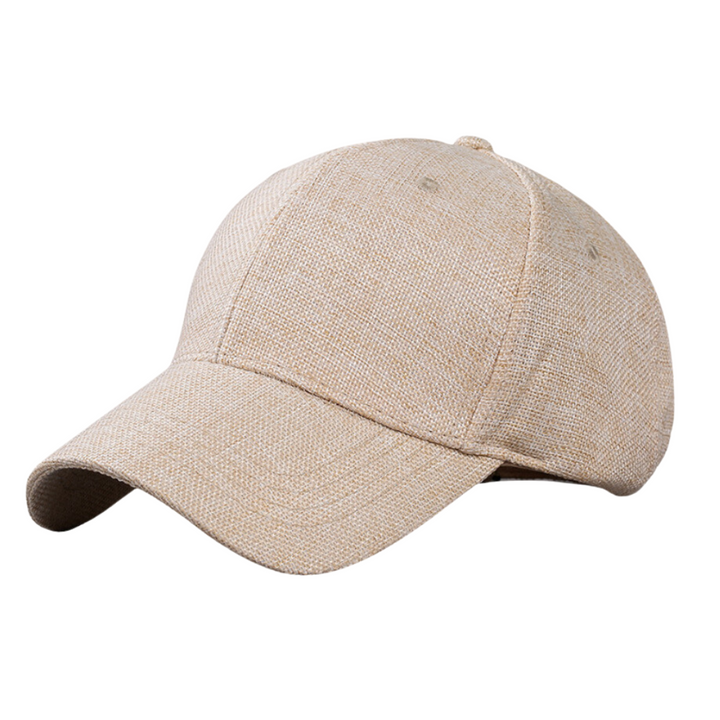 Camden | Classic Linen Baseball Cap Unisex - Structured Fit