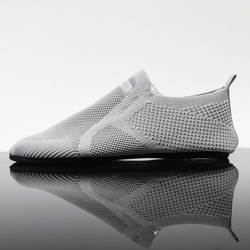 Paige | Stylish Knit Barefoot Slip-On Sneakers With Breathable Mesh
