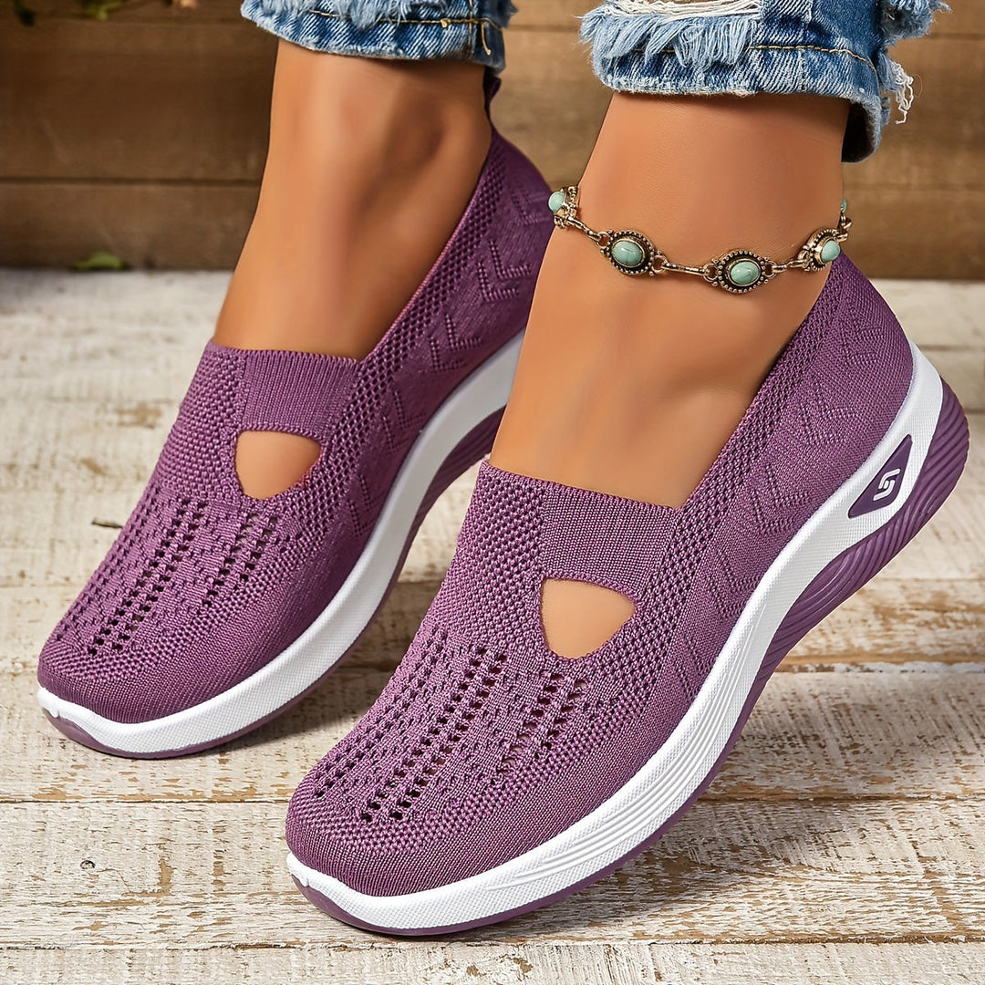 Sabrina | Stylish Knit Slip-On Orthopedic Sneakers With Arch Support