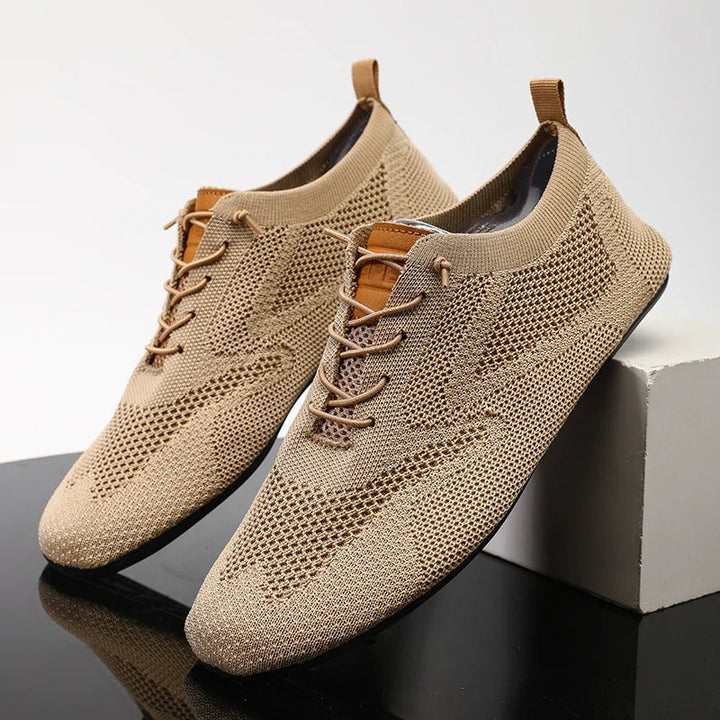 Serena | Stylish Mesh Knit Slip-On Sneakers With Breathable Design
