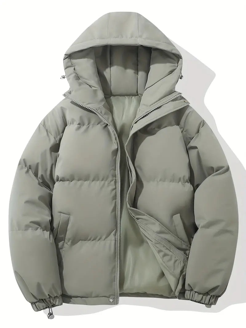 Tessa | Stylish Hooded Padded Puffer Jacket With Zip Front