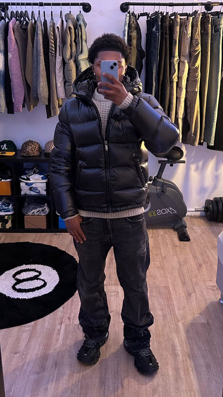 Nero | Sleek Quilted Puffer Winter Jacket Men